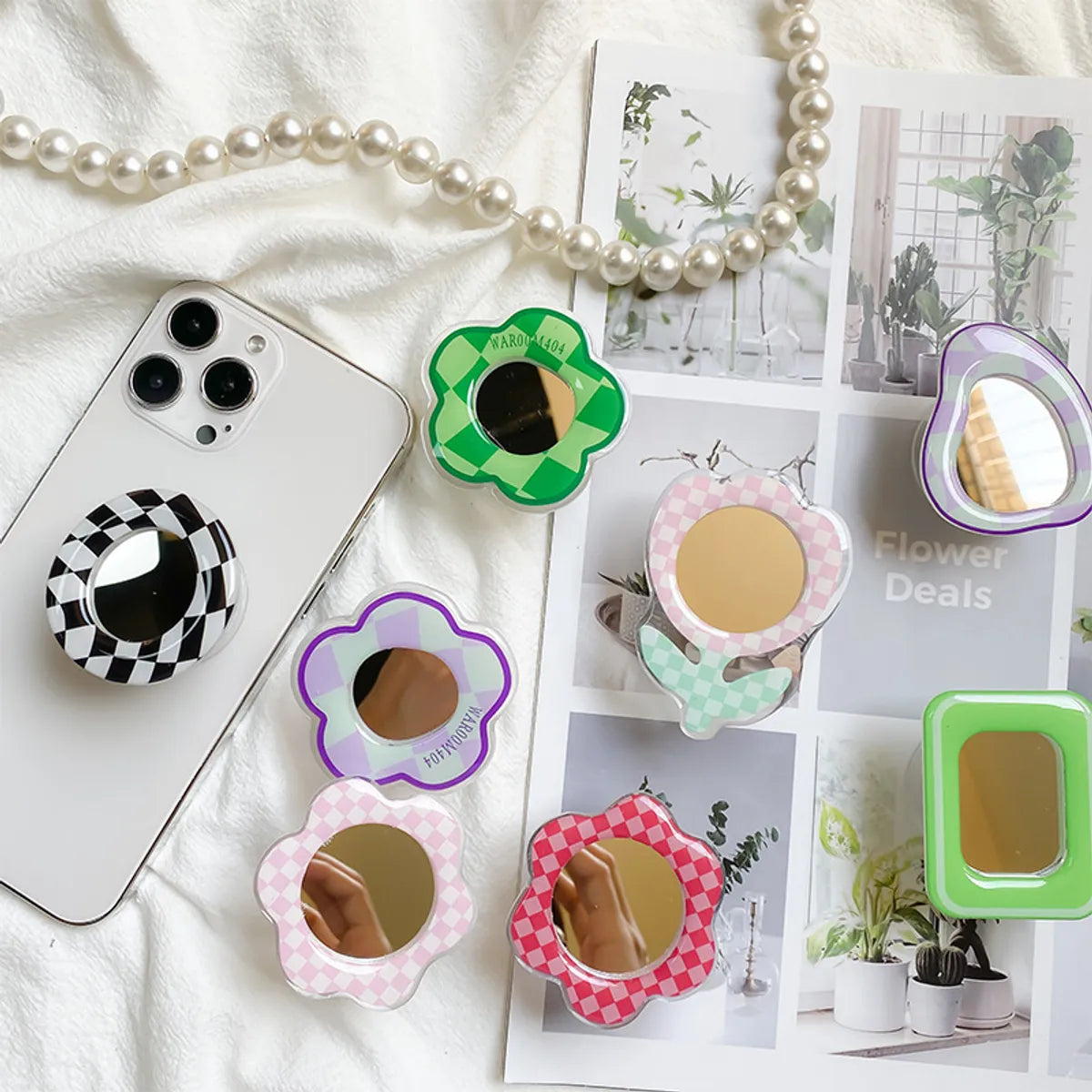 Cute Avocado Flower Plastic Universal Phone Cases