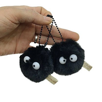 Cute Ball Plush Keychain