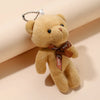 Cute Bear Flannel Keychain