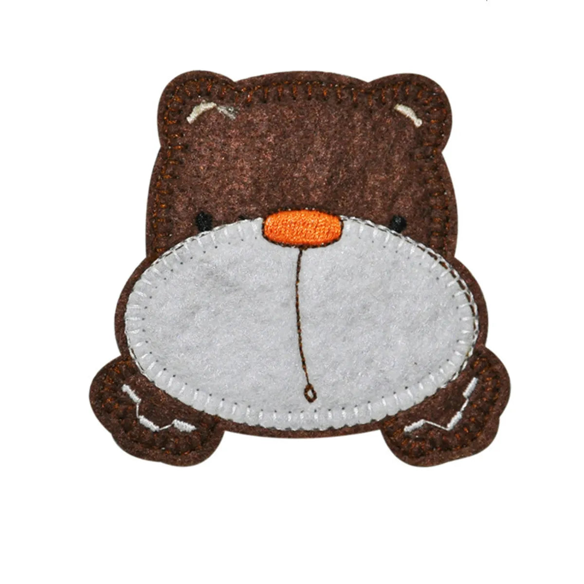 Cute Bear Monkey Frog Cloth Cloth Sticker 1 Piece