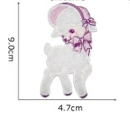 Cute Bear Monkey Frog Cloth Cloth Sticker 1 Piece