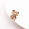 Cute Bear Plastic Flocking Women'S Open Ring 1 Piece