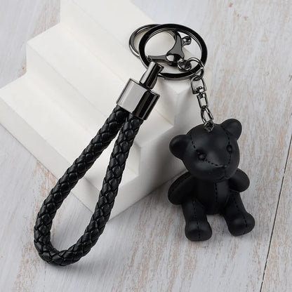 Cute Bear Resin Women'S Bag Pendant Keychain