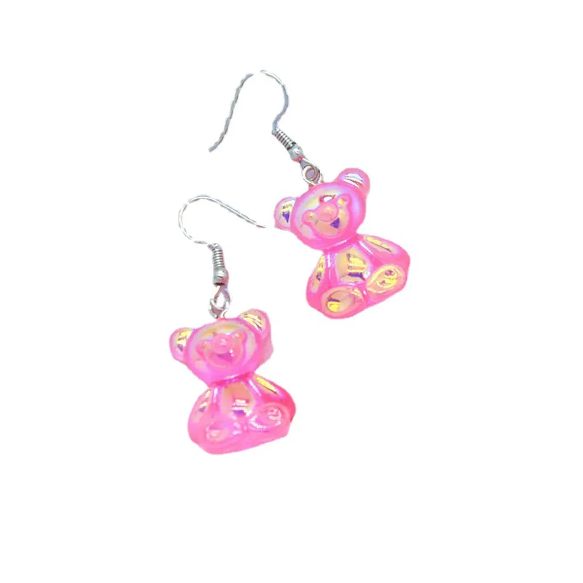 Cute Bear Resin Women'S Drop Earrings 1 Pair