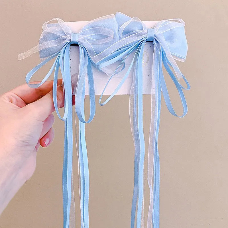 Cute Bow Knot Cloth Hair Clip