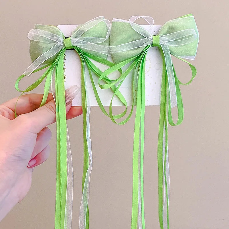 Cute Bow Knot Cloth Hair Clip