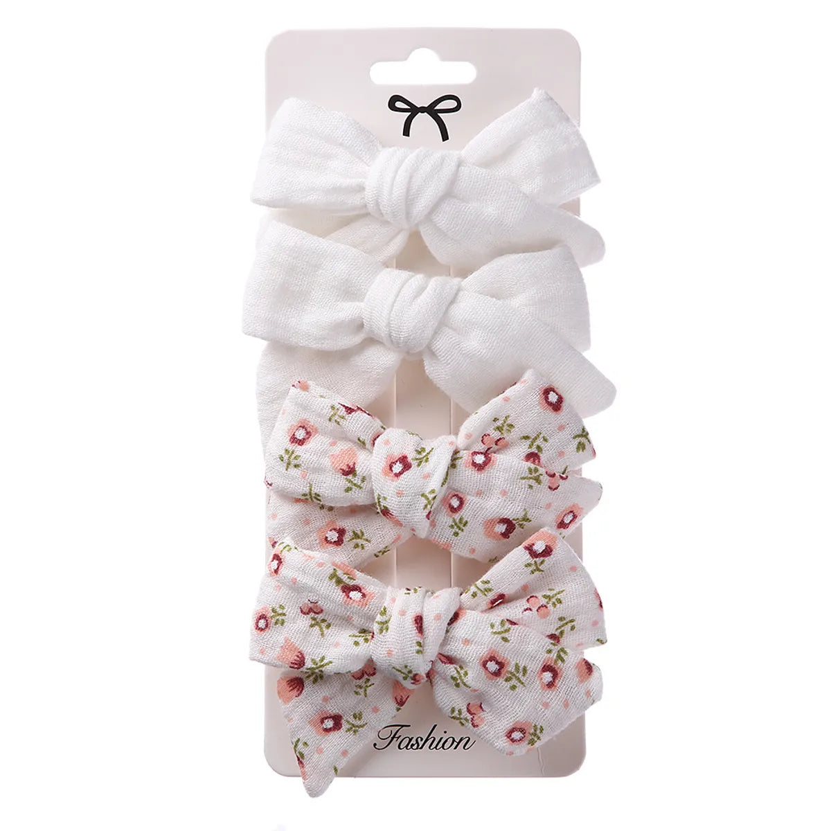 Cute Bow Knot Cloth Handmade Hair Clip