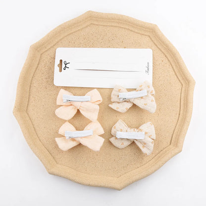 Cute Bow Knot Cloth Handmade Hair Clip