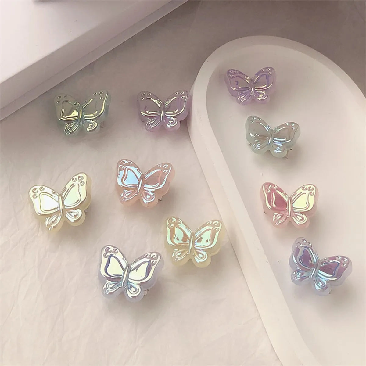 Cute Butterfly Arylic Hair Clip