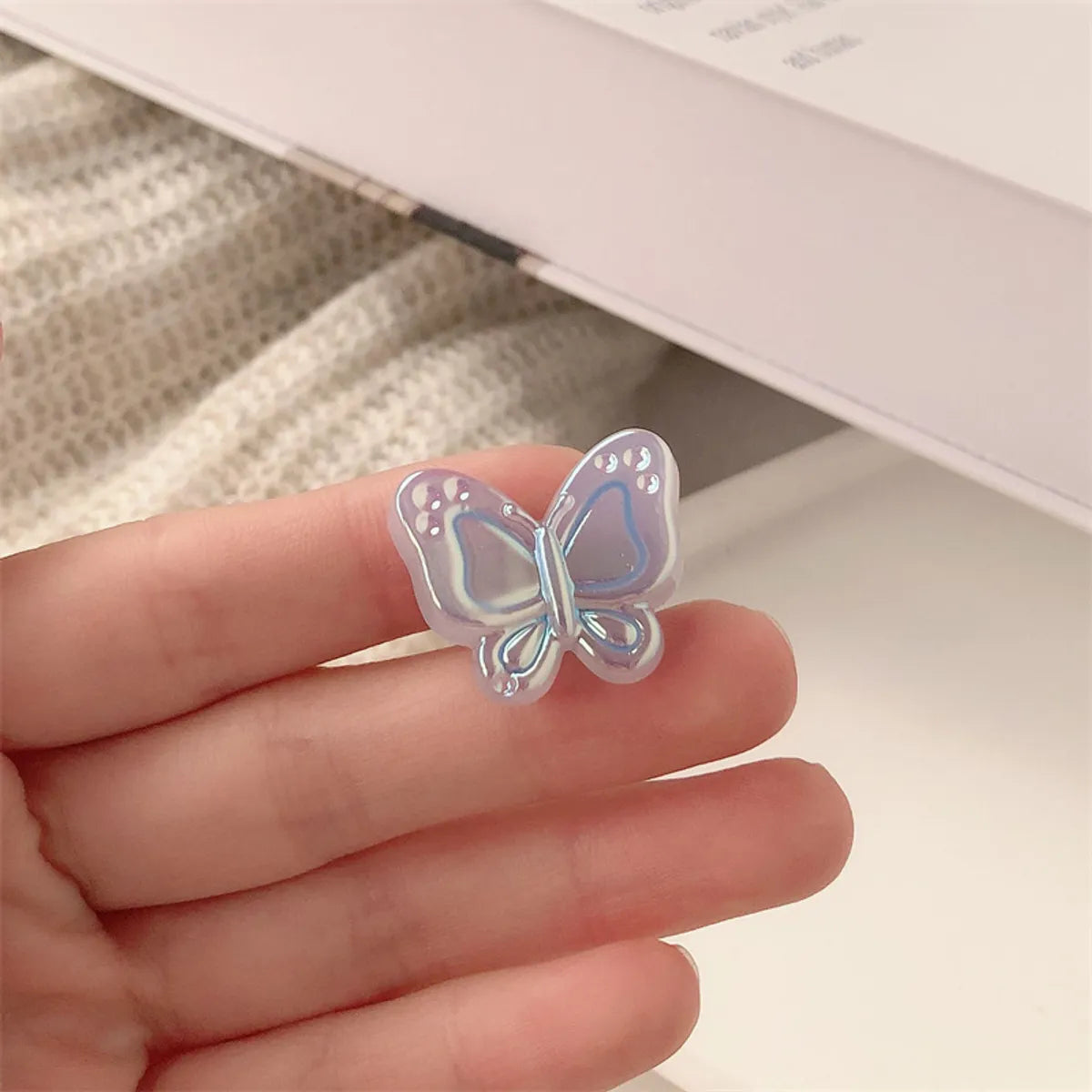 Cute Butterfly Arylic Hair Clip