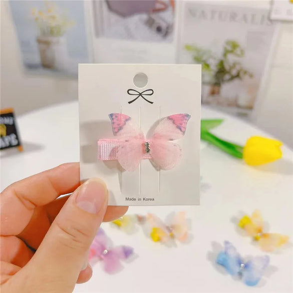 Cute Butterfly Chiffon Hair Clip