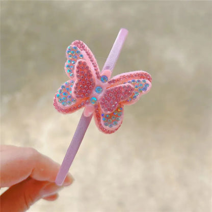 Cute Butterfly Imitation Pearl Hair Clip Hair Band