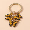 Cute Butterfly Metal Women'S Bag Pendant Keychain