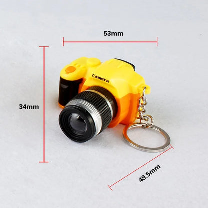 Cute Camera Plastic Unisex Bag Pendant Keychain