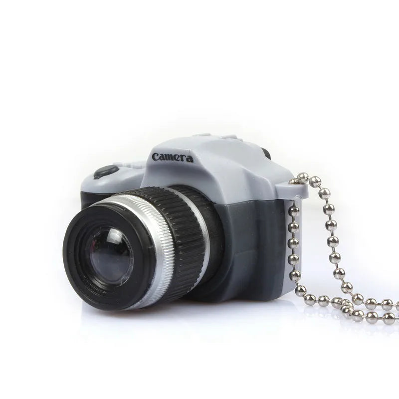 Cute Camera Plastic Unisex Bag Pendant Keychain