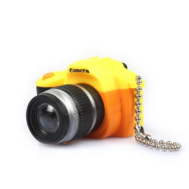 Cute Camera Plastic Unisex Bag Pendant Keychain