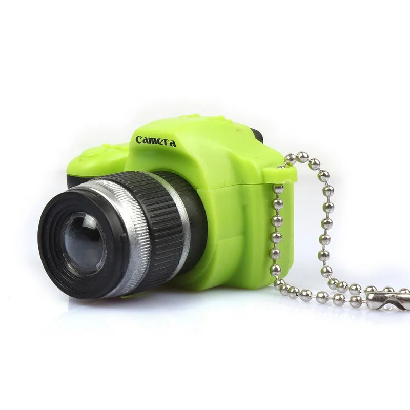 Cute Camera Plastic Unisex Bag Pendant Keychain