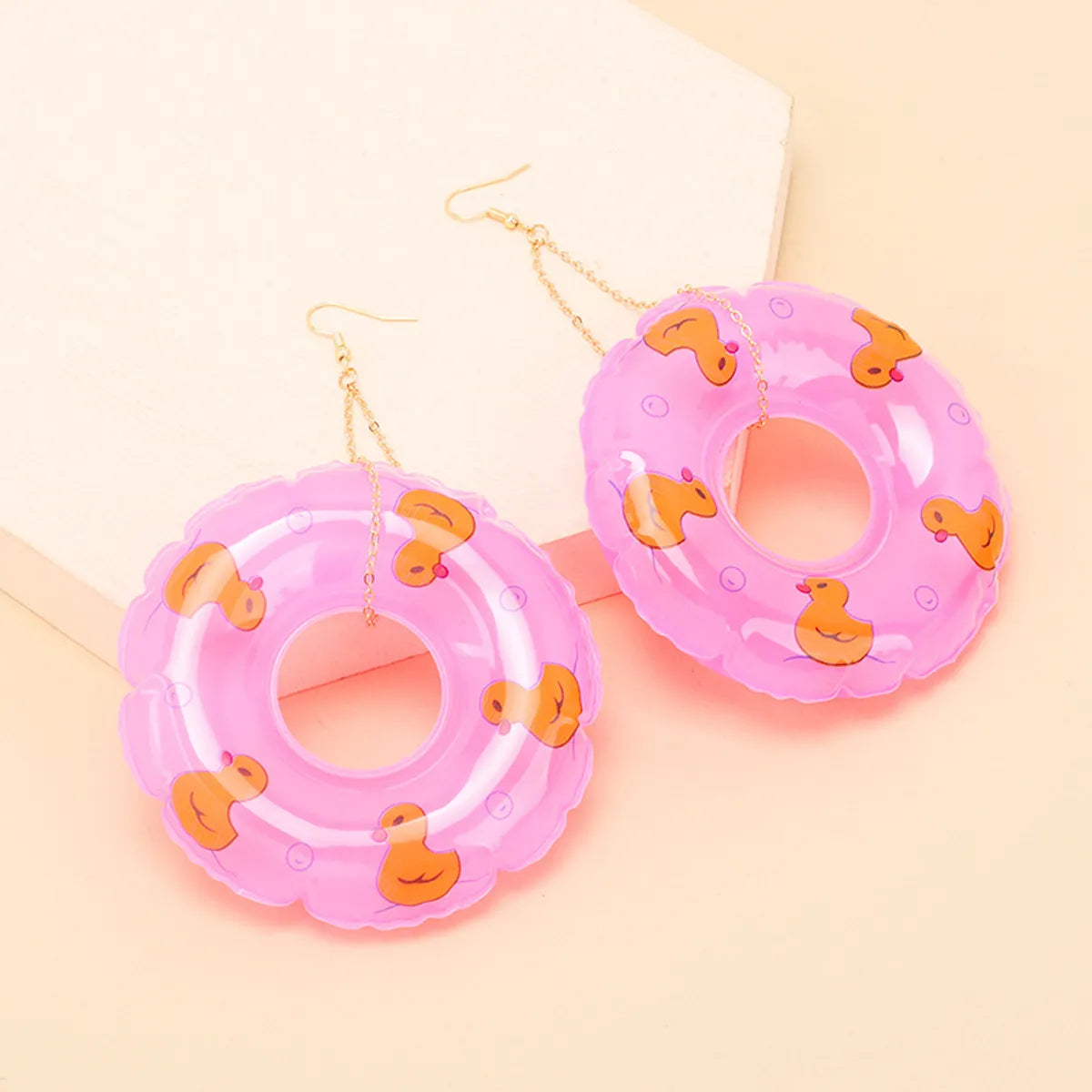 Cute Candy Color Swimming Hoop Earrings Wholesale Gooddiy