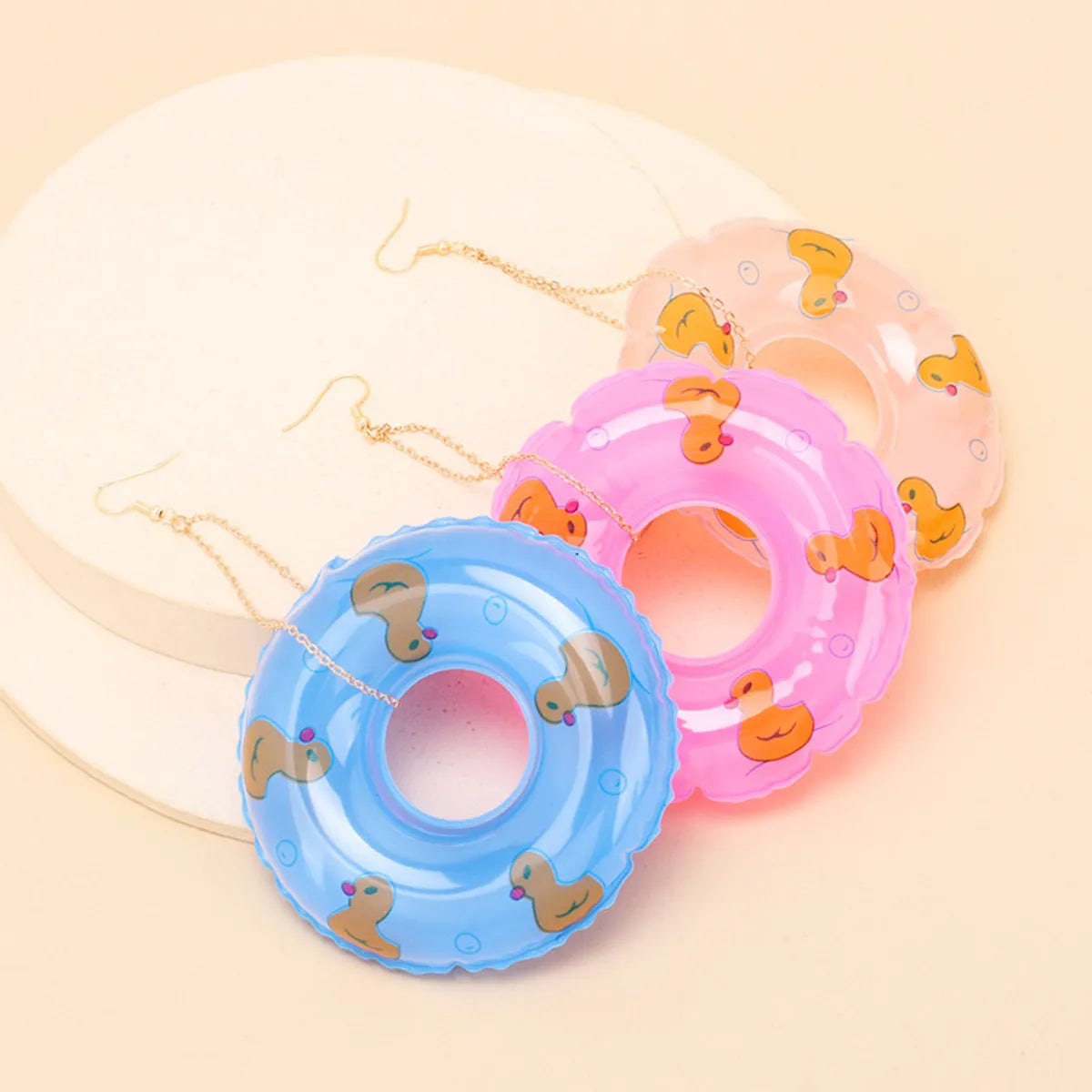 Cute Candy Color Swimming Hoop Earrings Wholesale Gooddiy