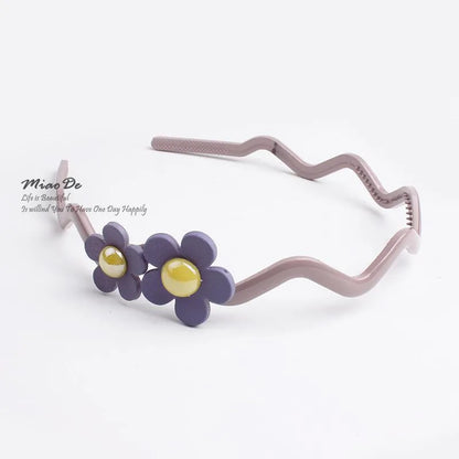 Cute Candy-Colored Acrylic Headband Nhof147154