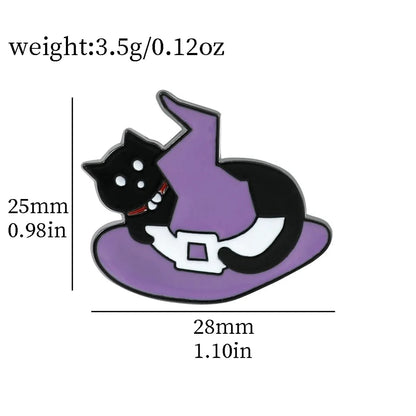 Cute Cartoon Alloy Enamel Unisex Brooches