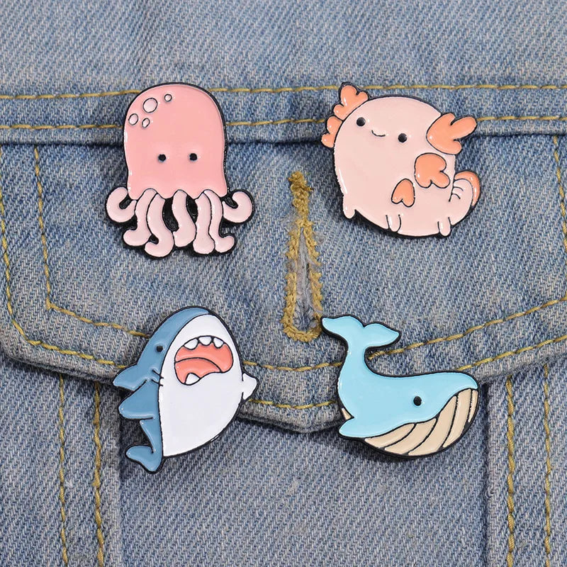 Cute Cartoon Alloy Stoving Varnish Unisex Brooches