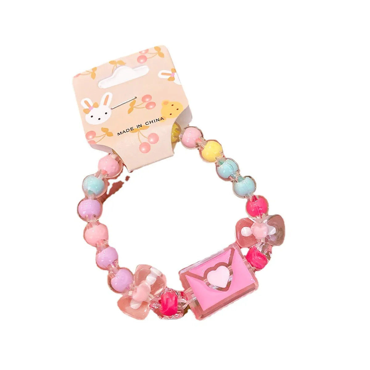 Cute Cartoon Arylic Beaded Kid's Bracelets 1 Piece