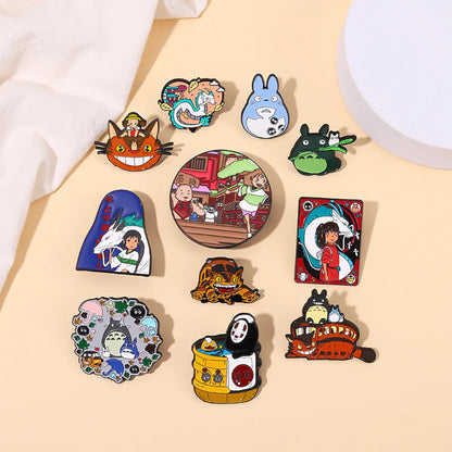 Cute Cartoon Character Alloy Enamel Unisex Brooches