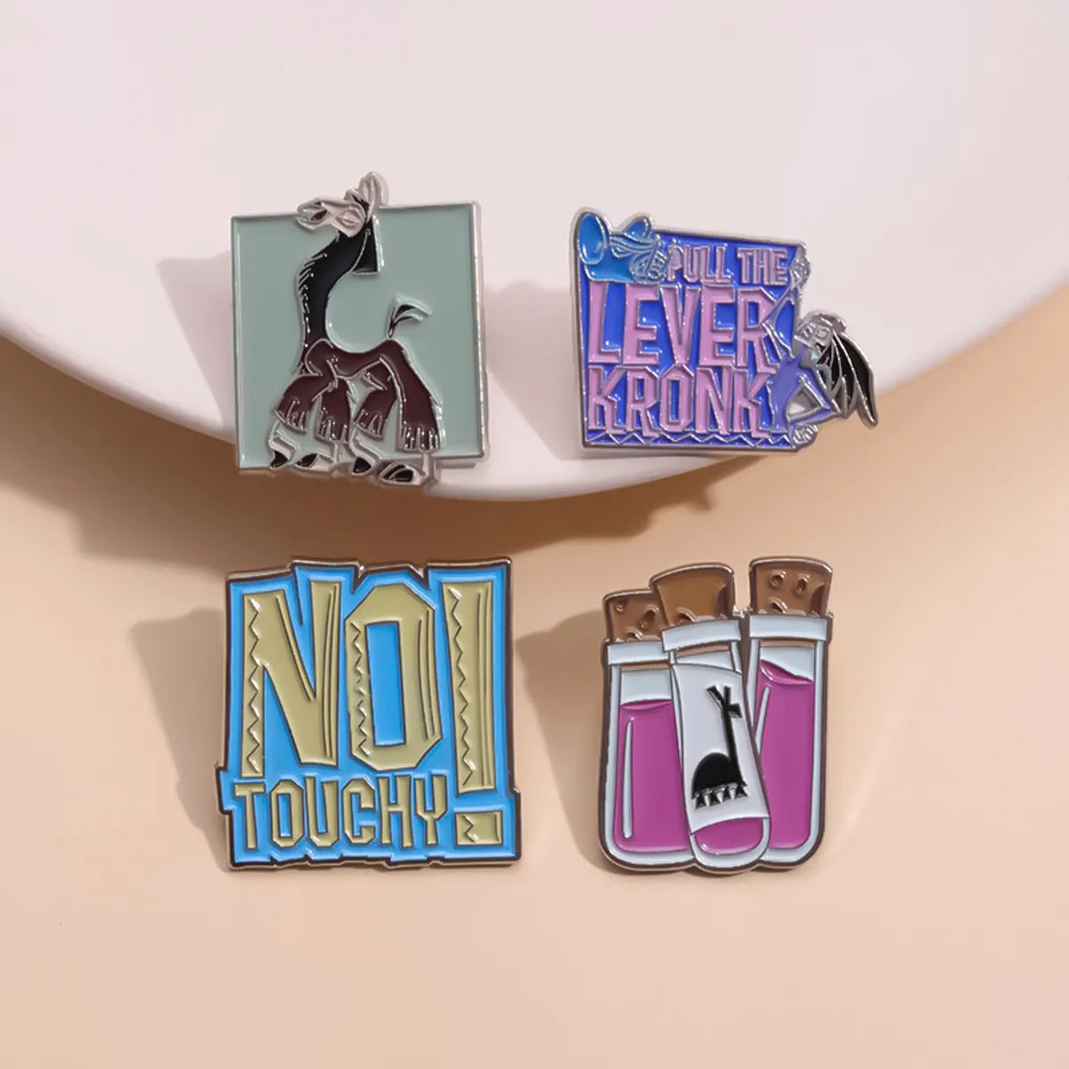 Cute Cartoon Character Letter Alloy Plating Unisex Brooches