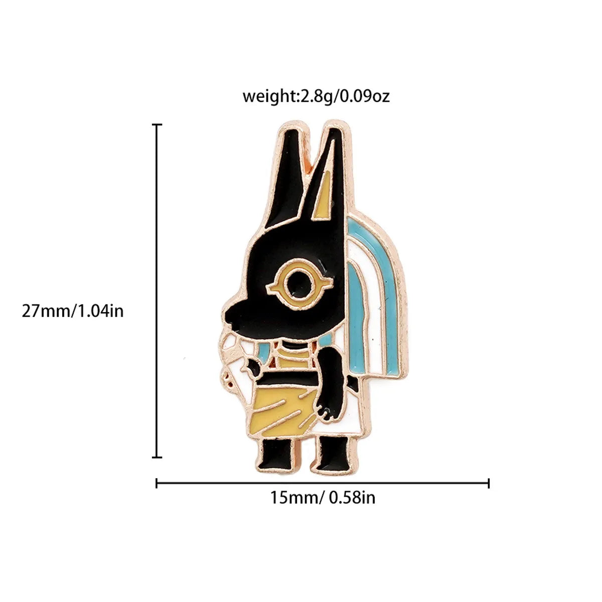 Cute Cartoon Character Metal Plating Unisex Brooches