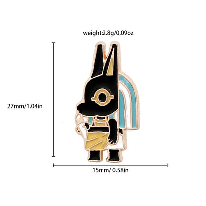 Cute Cartoon Character Metal Plating Unisex Brooches