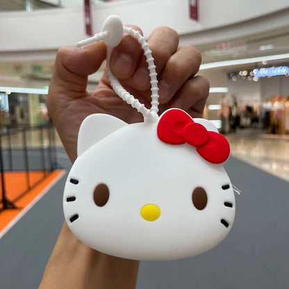 Cute Cartoon Character Silica Gel Women'S Keychain