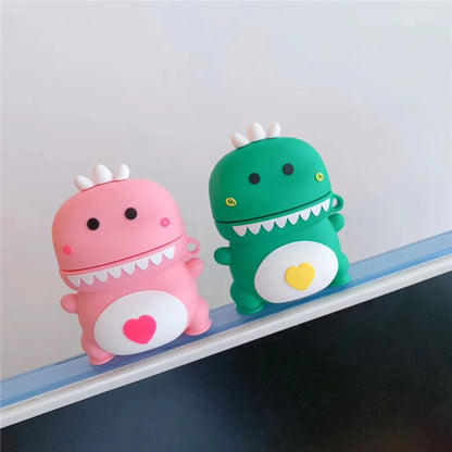 Cute Cartoon Dinosaur Silica Gel   Phone Cases