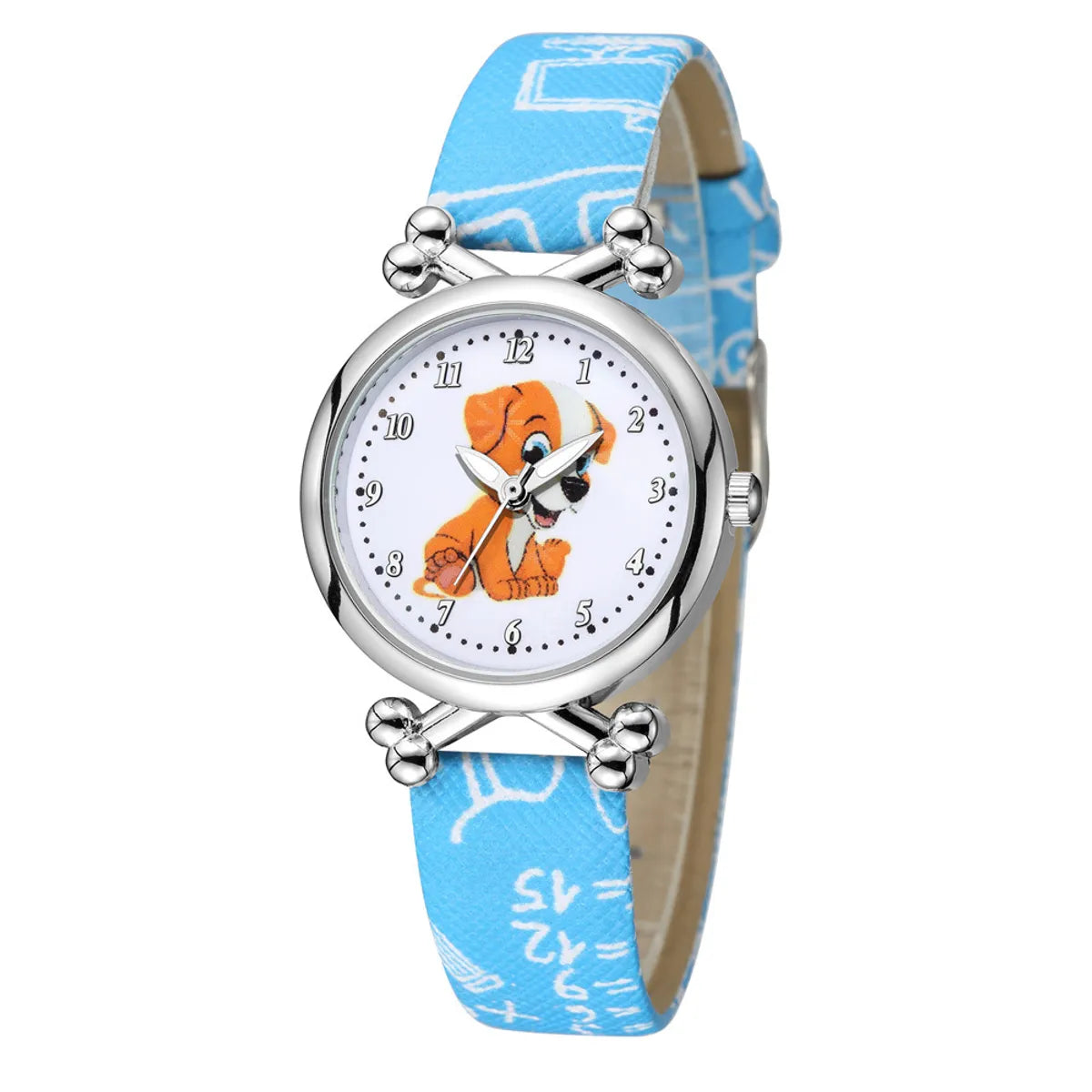 Cute Cartoon Dog Buckle Quartz Kids Watches