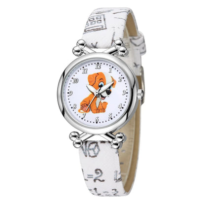 Cute Cartoon Dog Buckle Quartz Kids Watches