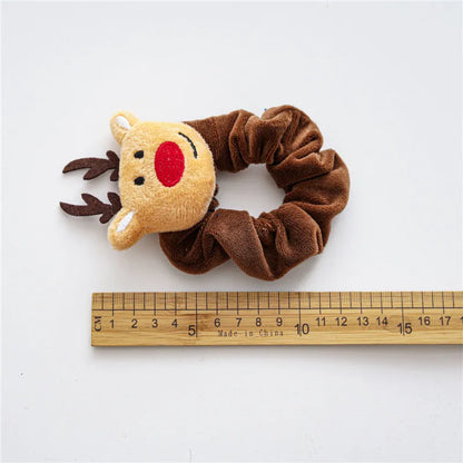 Cute Cartoon Flannel Hair Tie