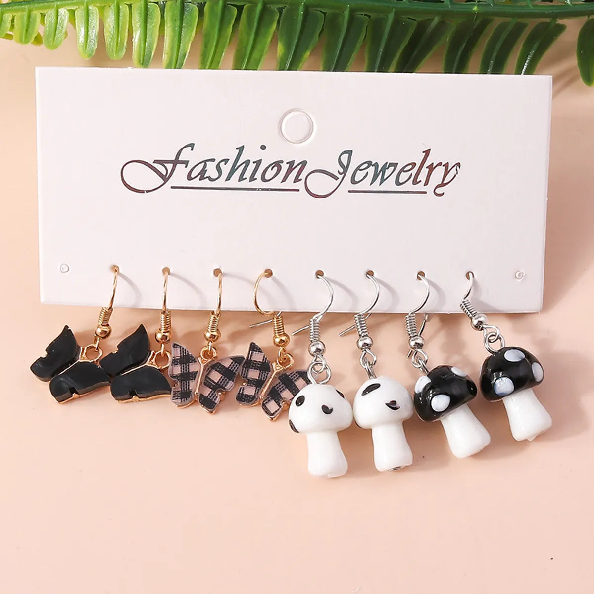 Cute Cartoon Plastic Plating Earrings