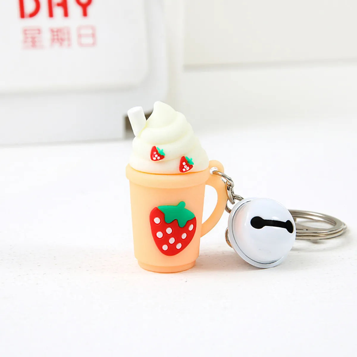 Cute Cartoon Plastic Unisex Bag Pendant Keychain