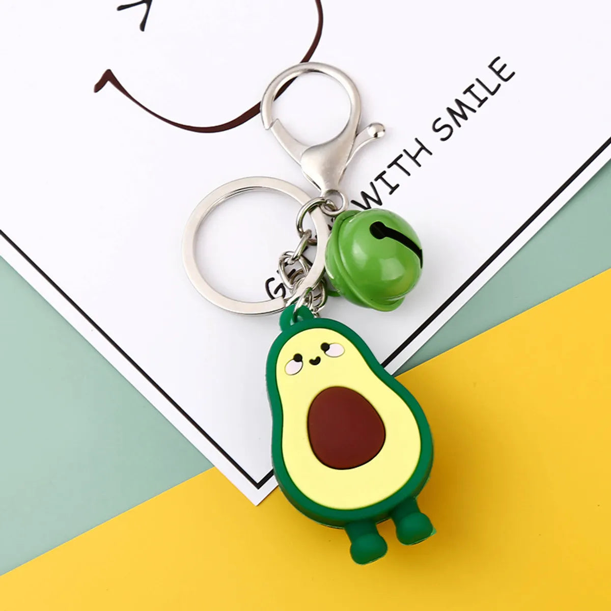 Cute Cartoon Plastic Unisex Bag Pendant Keychain