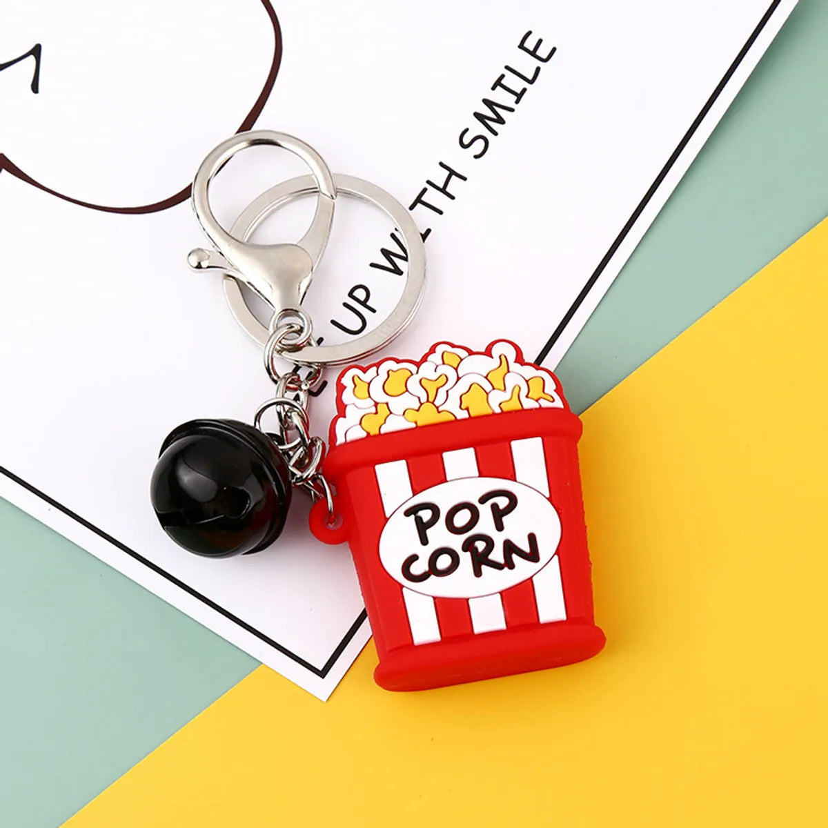 Cute Cartoon Plastic Unisex Bag Pendant Keychain