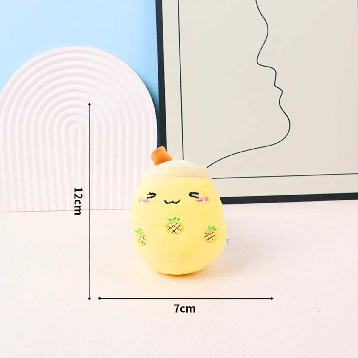 Cute Cartoon Pp Cotton Bag Pendant Keychain