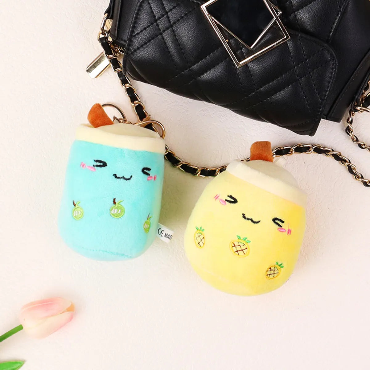 Cute Cartoon Pp Cotton Bag Pendant Keychain