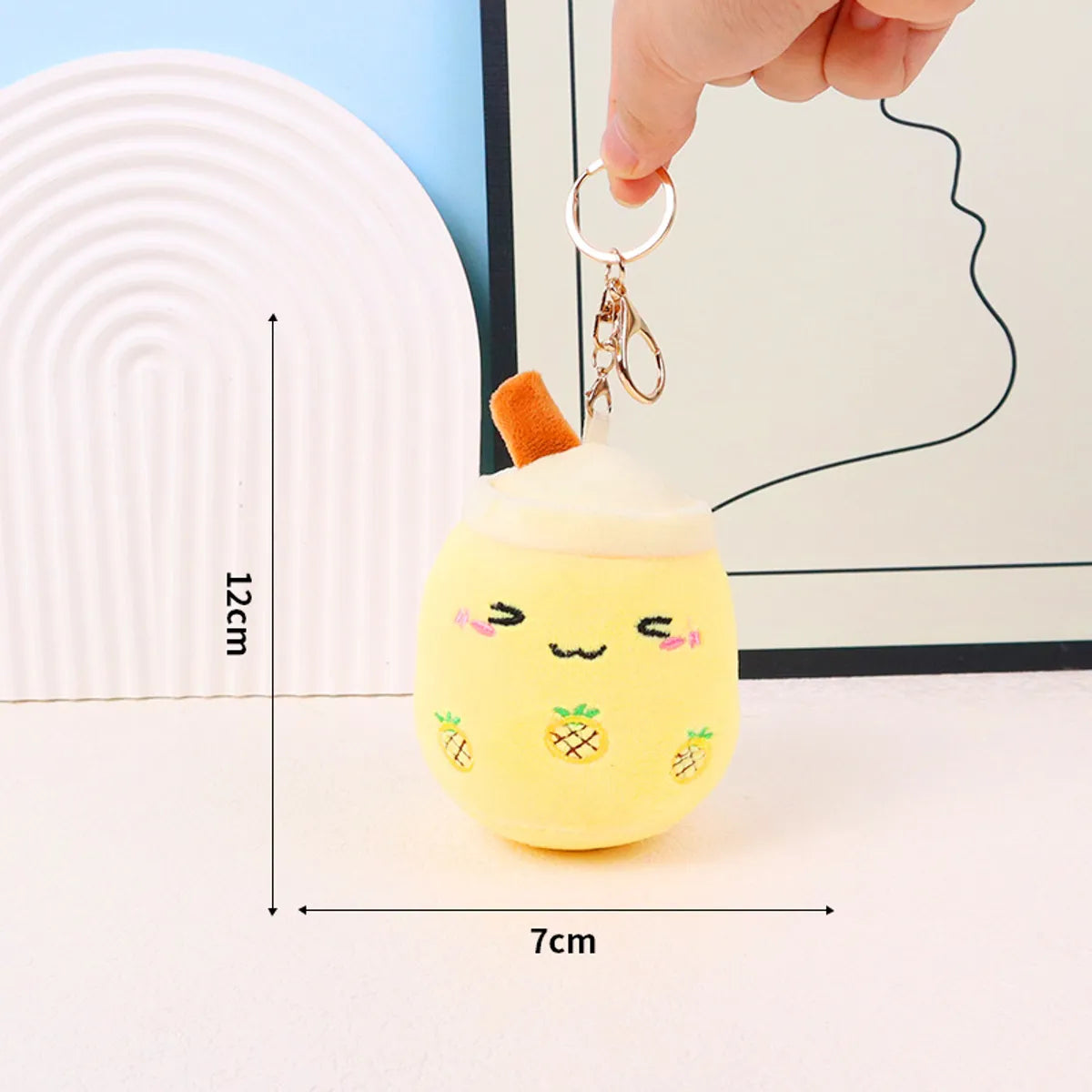 Cute Cartoon Pp Cotton Bag Pendant Keychain