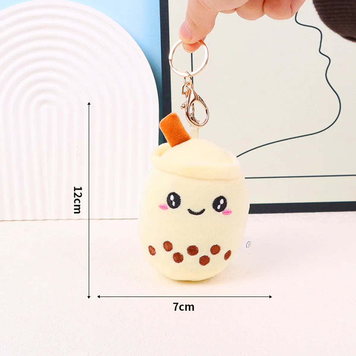 Cute Cartoon Pp Cotton Bag Pendant Keychain