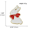 Cute Cartoon Rabbit Animal Vegetable Dripping Oil Alloy Brooch