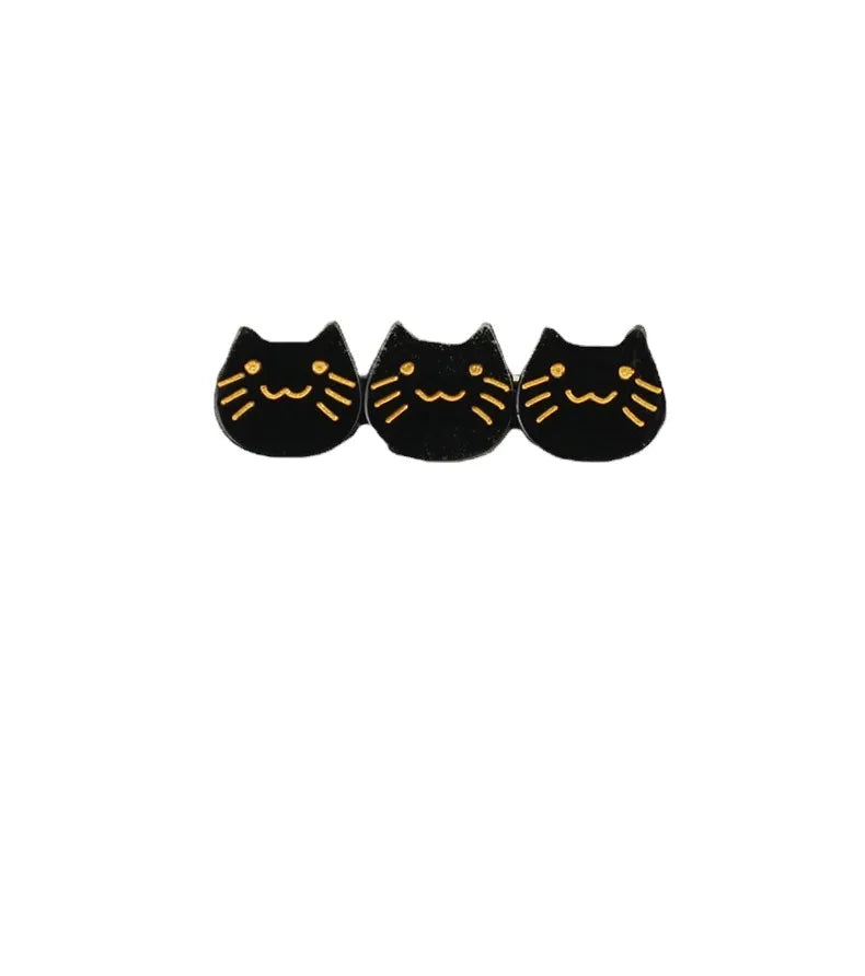 Cute Cat Acetic Acid Sheets Hair Clip