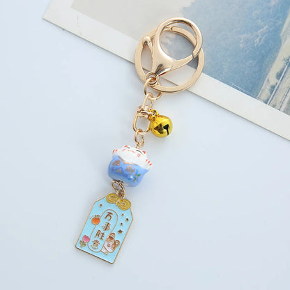 Cute Cat Alloy Plating Unisex Bag Pendant Keychain