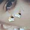 Cute Cat Alloy Women'S Drop Earrings 1 Pair