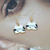 Cute Cat Alloy Women'S Drop Earrings 1 Pair