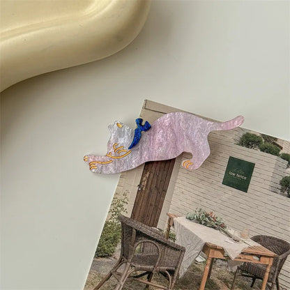 Cute Cat Arylic Hair Clip